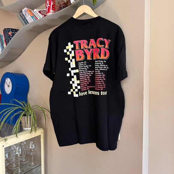 Vintage 90's Tracy Byrd Love Lessons Tour Shirt - Picture 4 of 6
